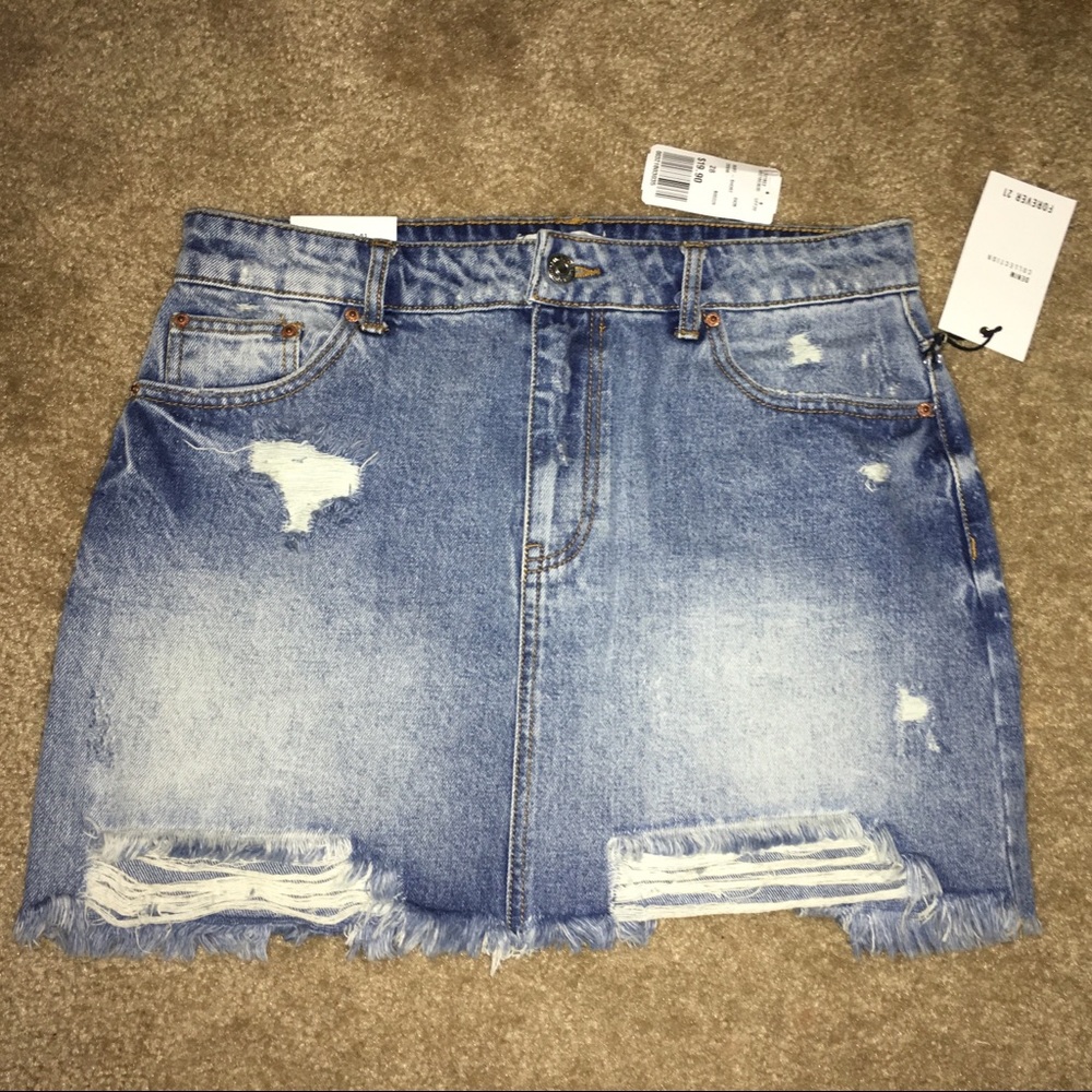 Forever 21 denim skirt